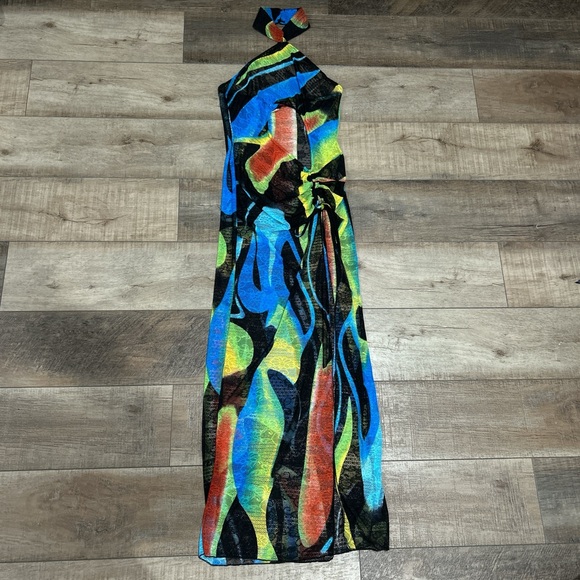 Kim Shui swirl Qi Pao dress - Picture 3 of 7